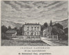 Chateau Canterane (2e Cru Saint-Émilion). Ouÿ. Bordeaux. SMALL 1908 old print