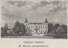 SAINT-ÉMILIONNAIS. LUSSAC. Chateau Terrien. Dhers. Bordeaux. SMALL 1908 print