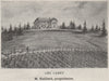 Cru Cadet. Guillard. Bordeaux. SMALL 1908 old antique vintage print picture