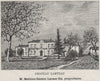 CANTON DE BRANNE. ARVEYRES. Chateau Larteau. Lacaze. Bordeaux. SMALL 1908