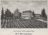 CANTON DE GUITRES. GUITRES. Chateau des Brettes. Bail. Bordeaux. SMALL 1908