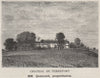 CUBZADAIS. CUBZAC-LES-PONTS. Chateau de Terrefort. Quancards. SMALL 1908 print