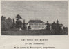 BOURGEAIS. VILLENEUVE. Chateau de Barbe (1er Cru Bourgeois). SMALL 1908 print