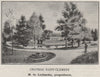ENTRE-DEUX-MERS. MONTFERRAND. Chateau Saint-Clément. Leybardie. SMALL 1908