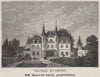 ENTRE-DEUX-MERS. YVRAC. Chateau de Choisy. Maxwell. Bordeaux. SMALL 1908 print