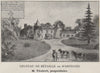 ENTRE-DEUX-MERS. ARTIGUES. Chateau de Bétaille ou d'Artigues. SMALL 1908 print