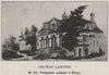 ENTRE-DEUX-MERS. CÉNAC. Chateau Lamothe. Troquart. Bordeaux. SMALL 1908 print