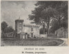 ENTRE-DEUX-MERS. HAUX. Chateau du Juge. Thomas. Bordeaux. SMALL 1908 old print