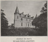 ENTRE-DEUX-MERS. HAUX. Chateau du Grava. Cotture. Bordeaux. SMALL 1908 print