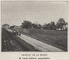 Chateau de la Bezine. Cotture. Bordeaux. SMALL 1908 old antique print picture