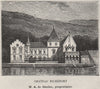 ENTRE-DEUX-MERS. LANGOIRAN. Chateau Richefort. Gaulne. Bordeaux. SMALL 1908