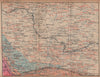 BORDEAUX WINE MAP Carte vinicole. Entre-deux-mers chateaux. COCKS & FERET 1908