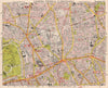 N LONDON. Camden/Kentish Town Clerkenwell Bloomsbury Islington. BACON 1959 map
