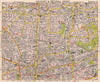 NE LONDON. Hackney Bethnal Green Shoreditch Hoxton Canonbury. BACON 1959 map