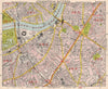 S LONDON. Kennington Battersea Pimlico Brixton Lambeth Clapham. BACON 1959 map