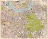 SE LONDON. Deptford Greenwich Cubitt Town Lewisham Blackheath. BACON 1959 map