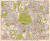 SE LONDON. Sydenham Upper Norwood Crystal Palace Sydenham Penge. BACON 1959 map