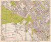S LONDON. Mitcham Common Thornton Heath Croydon Beddington. BACON 1959 old map