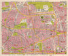 W LONDON. Acton Shepherd's Bush Brook Green West Kensington. BACON 1963 map