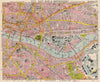 LONDON. City East End Bermondsey Stepney Rotherhithe Whitechapel.BACON 1963 map