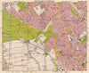 S LONDON. Mitcham Common Thornton Heath Croydon Beddington. BACON 1963 old map