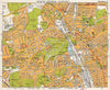 N LONDON. Wood Green Hornsey Muswell Hill Bowes Park Alexandra P.BACON 1968 map