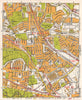 NW LONDON. Wembley Sudbury Alperton Park Royal Hanger Lane. BACON 1968 old map