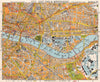 LONDON. City East End Bermondsey Stepney Rotherhithe Whitechapel.BACON 1968 map