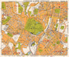 SE LONDON. Sydenham Upper Norwood Crystal Palace Sydenham Penge. BACON 1968 map
