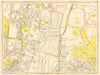 ENFIELD N9 E4 Brimsdown Chingford Ponder's End. GEOGRAPHERS' A-Z 1948 old map