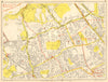 HARROW STANMORE Edgware Queensbury Belmont Wealdstone. GEOGRAPHERS' A-Z 1948 map