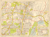 TOTTENHAM EDMONTON Walthamstow Wood Green Bruce Grove. GEOGRAPHERS' A-Z 1948 map