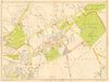 ILFORD CHIGWELL Grange Hill Woodford Green Hainault. GEOGRAPHERS' A-Z 1948 map