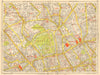 Marylebone Islington St John's Wood Bloomsbury Camden. GEOGRAPHERS' A-Z 1948 map