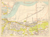 WOOLWICH Plumstead Abbey Wood Belvedere Thamesmead. GEOGRAPHERS' A-Z 1948 map