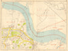 ERITH Belvedere Rainham Marshes Wennington. GEOGRAPHERS' A-Z 1948 old map
