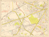HOUNSLOW Feltham Twickenham Heathrow Airport. GEOGRAPHERS' A-Z 1948 old map