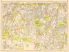 SOUTHWARK Brixton Dulwich Peckham Honor Catford. GEOGRAPHERS' A-Z 1948 old map