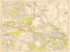 DARTFORD Crayford Bexleyheath Erith Slade Green. GEOGRAPHERS' A-Z 1948 old map