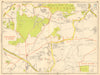 HEXTABLE Swanley Dartford Bexley Joyden's Wood. GEOGRAPHERS' A-Z 1948 old map