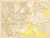 CROYDON Addiscombe Norwood Selhurst Woodside. GEOGRAPHERS' A-Z 1948 old map