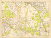 BROMLEY SOUTH Hayes West Wickham Eden Park . GEOGRAPHERS' A-Z 1948 old map