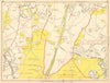 LONDON SW Chessington Claygate Oxshott Surbiton Epsom. GEOGRAPHERS' A-Z 1948 map