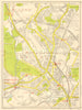 WATFORD Bushey Oxhey Rickmansworth Cassiobury Park. GEOGRAPHERS' A-Z 1959 map