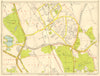 ELSTREE Barnet Borehamwood Hendon Stanmore NW7. GEOGRAPHERS' A-Z 1959 old map