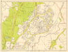 LOUGHTON Debden Buckhurst Hill Chigwell Woodford Green. GEOGRAPHERS A-Z 1959 map