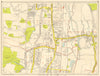 ENFIELD WALTHAM CROSS Cheshunt Theobalds Grove. GEOGRAPHERS' A-Z 1959 old map