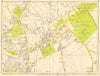 ILFORD CHIGWELL Grange Hill Woodford Green Hainault. GEOGRAPHERS' A-Z 1959 map