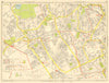 RUISLIP Harrow Pinner Ickenham Rayner's Lane Eastcote. GEOGRAPHERS' A-Z 1959 map