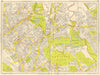 LONDON E Walthamstow Leytonstone Wanstead Snaresbrook. GEOGRAPHERS' A-Z 1959 map